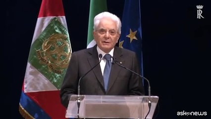 下载视频: Strage Brescia, Mattarella: oggi la Repubblica ? Piazza della Loggia