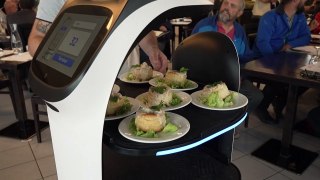 Faute de candidats, un restaurateur du Lot embauche un robot-serveur