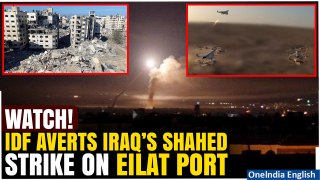 ‘In Support of Gaza’: Iraqi Resistance Fires 3 Shahed Drones on Eilat Port, IDF Averts Attack| Watch