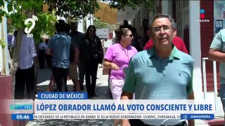 López Obrador llama a votar con libertad este 2 de junio