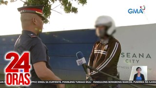 Pulis at sundalong rumaket umano bilang motorcycle escort, sinampahan ng reklamo ng PNP | 24 Oras
