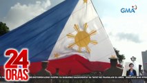 Sabay-sabay na flag ceremony, idinaos nationwide kabilang sa Rizal Park | 24 Oras
