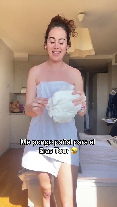Jovem opta por levar fralda para o concerto de Taylor Swift para evitar as idas à casa de banho