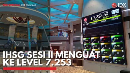 IHSG Sesi II Menguat ke Level 7.153