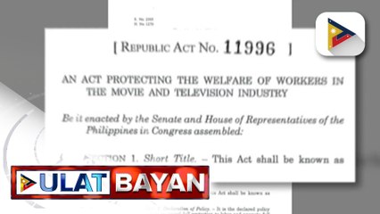 Eddie Garcia Law, ganap nang isinabatas ni PBBM