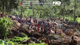 مدفون شدن ۲ هزار نفر در پاپوآ گینه نو؛ جستجو برای اجساد با دستان خالی و ترس از درگیری‌های قبیله‌ای