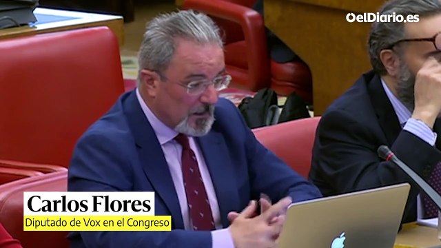 El diputado de Vox Carlos Flores equipara abortar como medio de salud reproductiva con la guillotina para acabar con la tos
