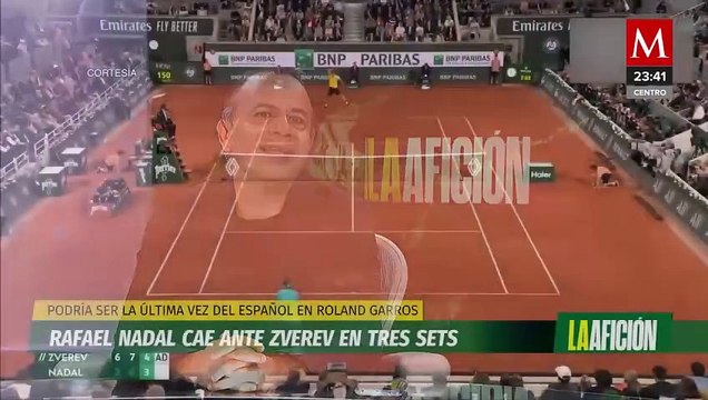 Rafa Nadal se estrella ante Zverev en su posible despedida de Roland Garros