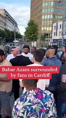 Pakistani cricketer Babar azam at Sophia Gardens
