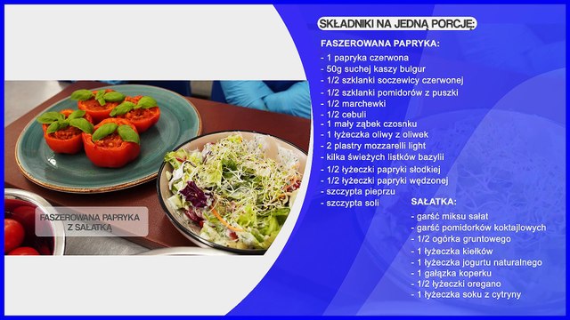 Zielona Góra, Diety NFZ, Faszerowana papryka