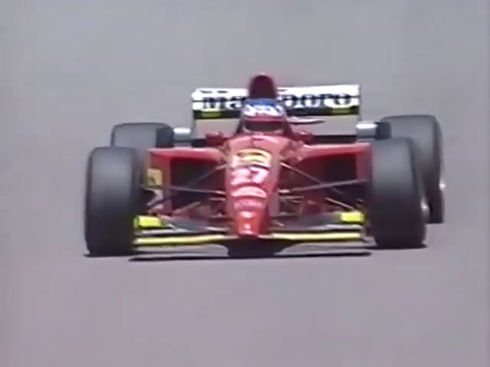 F1 – Jean Alesi (Ferrari V12) laps in qualifying – Australia 1995