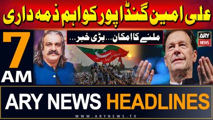 ARY News 7 AM Headlines 31st May 2024 | Big News Regarding CM KPK Ali Amin Gandapur