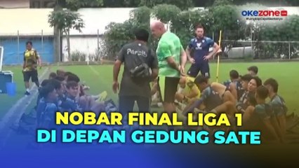 Pemprov Jabar Gelar Nobar Persib Lawan Madura United di Depan Gedung Sate