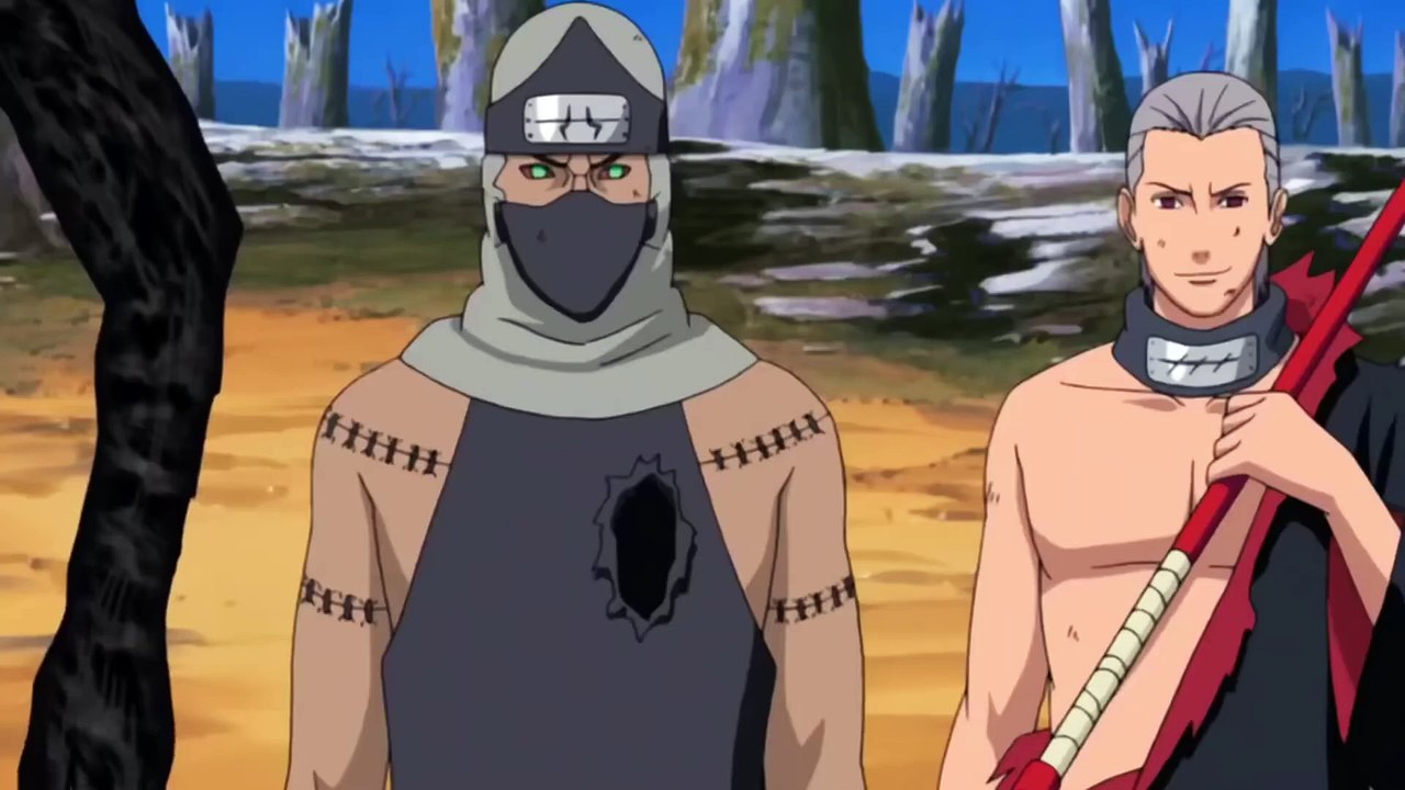 Hatake Kakashi and Team 10 vs Kakuzu and Hidan  Naruto   English Dub