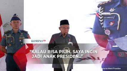 Wapres Maruf Amin Sebut Kalau Bisa Memilih, Dirinya Ingin Jadi Anak Presiden
