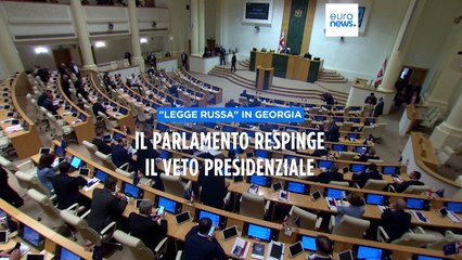 Georgia, il Parlamento supera il veto presidenziale e approva definitivamente la "legge russa"
