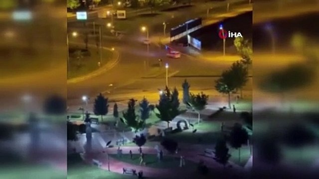 Diyarbakır'da polisten kaçan ehliyetsiz ve alkollü sürücü ile polis arasındaki kovalamaca kameraya yansıdı