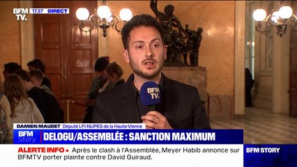 Bombardements israéliens à Gaza: "Sébastien Delogu a surtout cherché une manière d'alerter le gouvernement", selon Damien Maudet (LF)