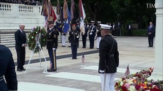 Biden Participates in Wreath-Laying at Arlington National Cemetery