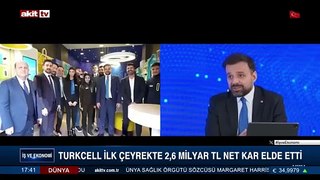 Turkcell ilk çeyrekte 2,6 milyar TL net kar elde etti