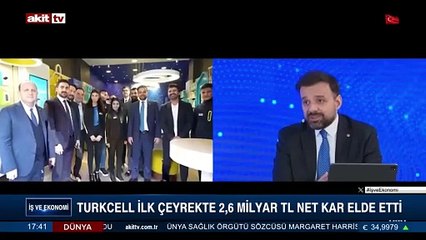 Turkcell ilk çeyrekte 2,6 milyar TL net kar elde etti