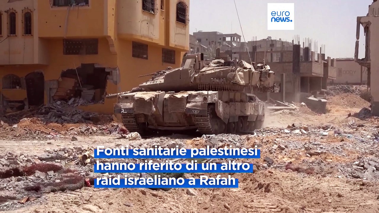 Gaza: nuovo attacco su Rafah, 21 morti, Jihad islamica pubblica video di un ostaggio israeliano