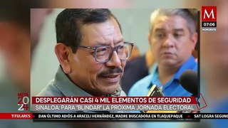 SSP Sinaloa da a conocer su estrategia de seguridad en esta próxima jornada electoral