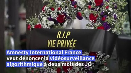 Vidéosurveillance algorithmique: Amnesty enterre symboliquement "la vie privée"