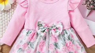 Super Stylish and beautiful baby girls branded dress design ideas