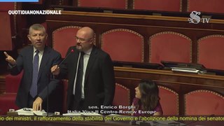 Borghi-Casellati, scintille al Senato