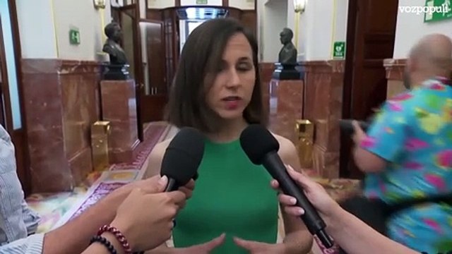 Belarra acusa a Tellado de legitimar la violencia política contra Iglesias y Montero