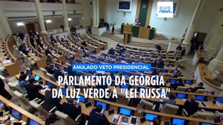 Parlamento da Geórgia dá luz verde à lei dos 