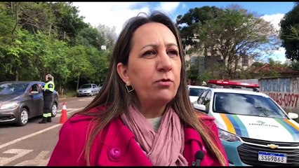 Após vários acidentes, Transitar faz campanha no cruzamento das ruas Rio de Janeiro e Eduardo Tadeu Melani