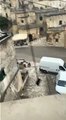 Maltempo a Matera, le strade diventano fiumi