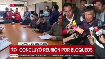 Tras reunión con el municipio, transportistas analizan levantar los bloqueos en Cochabamba