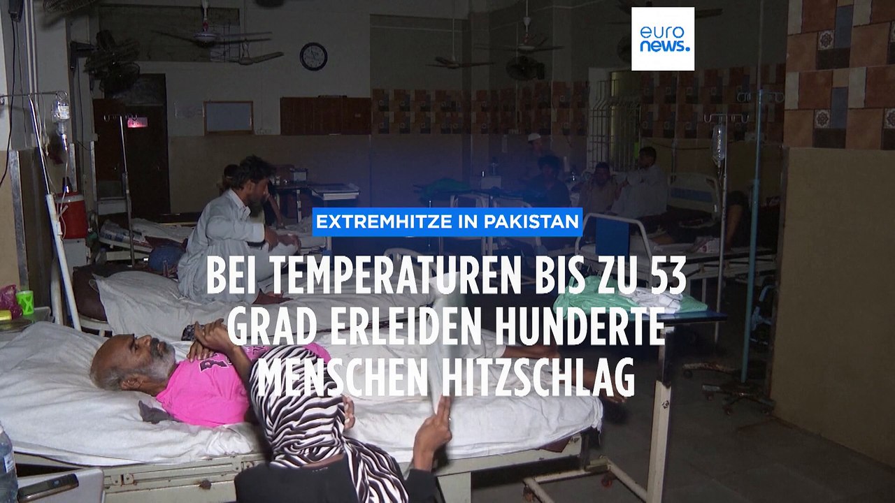 Extremhitze in Pakistan Bei Temperaturen bis zu 53 Grad erleiden