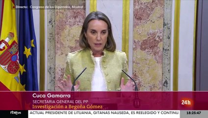 Gamarra: "Sánchez buscaba ocultarnos la verdad"