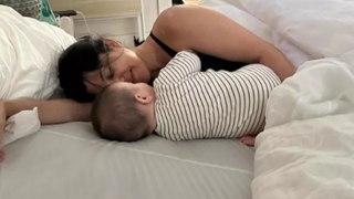 Kourtney Kardashian duerme con su hijo Rocky: nunca le ha puesto en la cuna