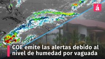 COE emite las alertas para la República Dominicana por el alto nivel de humedad por efecto de una vaguada