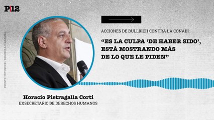 Pietragalla señaló a Bullrich por su acción contra el CONADI: “Es la culpa ‘de haber sido’, Está mostrando más  de lo que le piden”