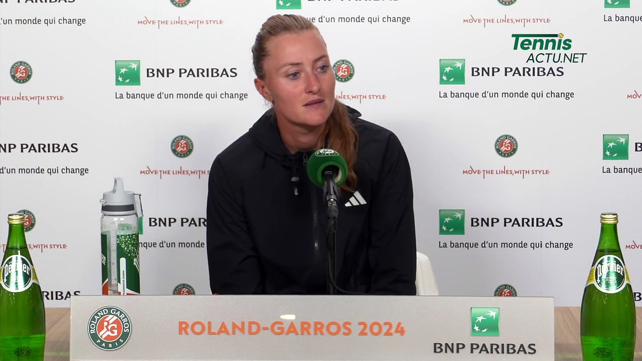 Tennis - Roland-Garros 2024 - Kristina Mladenovic : "J'aimerais vous dire que je me sens mieux, mais..."