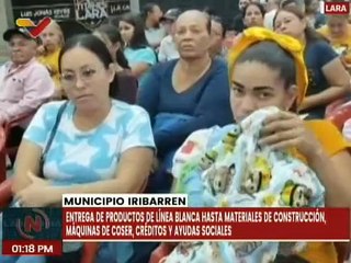 1x10 dotan a los habitantes del edo. Lara con la entrega de productos de cocina y limpieza