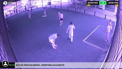 But de Tristan Geron - SPORTING CACAHUETE