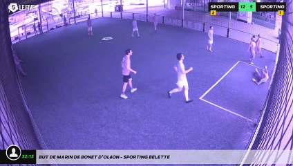 But de Marin de Bonet d’Oléon - SPORTING BELETTE