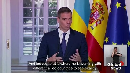 Spain pledges 1 billion euros' worth of military equipment to Ukraine