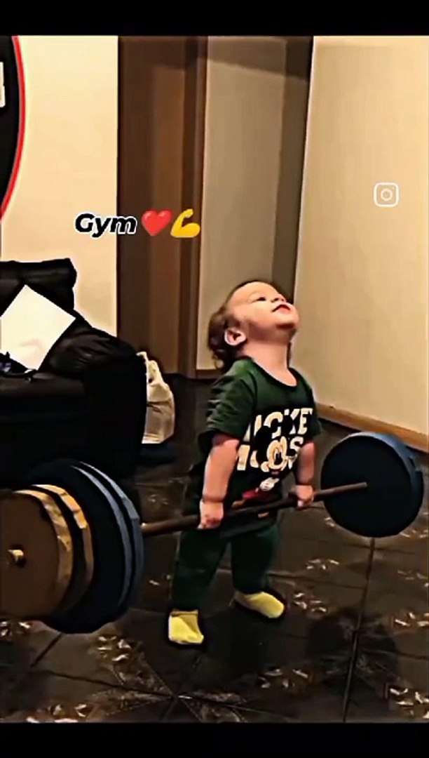 Funny Bodybuilder kids