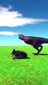 Carnotaurus vs Buffalo Animation Fighting Game