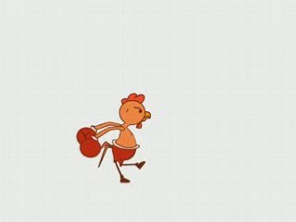 Cut-out_coq_course_profil