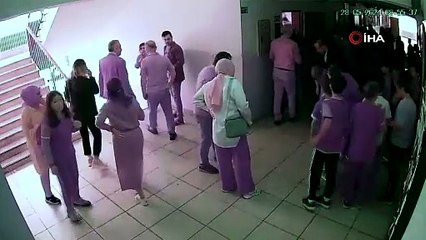 İzleyin lazım olur! Okul müdürü tek hamleyle öğrencinin hayatını kurtardı