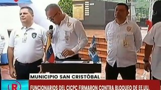 Táchira | Funcionarios del CICPC rechazan las medidas coercitivas unilaterales contra Venezuela